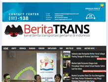 Tablet Screenshot of beritatrans.com